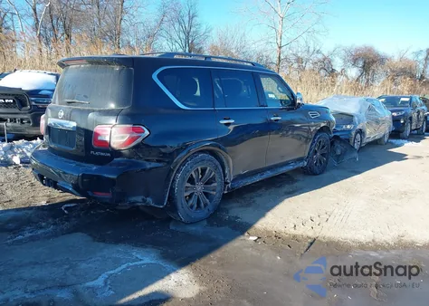2019 Nissan Armada Platinum z USA, uszkodzony, nr VIN JN8AY2NE4K9756768
